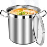 Affordable Stockpot for Home Cooking: Durable 20 Quart Stainless Steel Essential