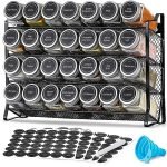 Best Spice Rack With Labeled Jars for Ultimate Kitchen Organization