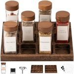 Buy Spice Rack With Labeled Jars for Perfect Kitchen Organization Today