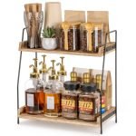 Cheap Countertop Storage Solutions: Top 2-Tier Organizers for Kitchen & Office
