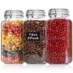 Heavy-Duty Countertop Storage Jars for Organized and Airtight Kitchen Storage