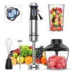 Heavy-Duty Hand Blender With Whisk And Chopper: Ultimate Kitchen Essential