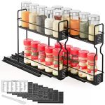 Heavy-Duty Pull-Out Spice Racks for Ultimate Kitchen Organization Solutions
