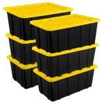 Heavy-Duty Stackable Storage Boxes for Ultimate Home and Garage Organization