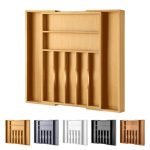 Premium Drawer Dividers for Utensils: Organize Your Kitchen with Bamboo Elegance